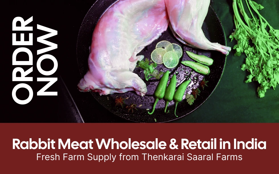 Rabbit Meat Wholesale & Retail in India – Fresh Farm Supply from Thenkarai Saaral Farms